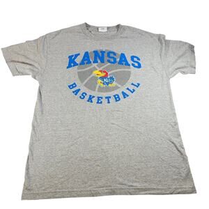 Vintage Foot Locker Kansas Jayhawks basketball T shirt.  Size XL. college sports